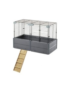 Cage Zolux 205621NOI Bois Métal Plastique Métal/Plastique 27 x 58 x 48 cm 78 x 81 x 48 cm (1 Pièce) | Tienda24 Tienda24.eu