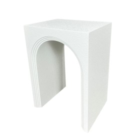 Table d'appoint Romimex Blanc Bois MDF 40 x 55 x 30 cm de Romimex, Tables - Réf : D1629113, Prix : 83,55 €, Remise : %