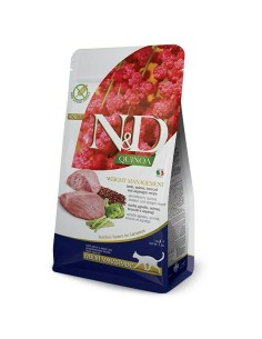 Cibo per gatti Farmina N&D CAT QUINOA WEIGHT MANAGEMENT Adulto Agnello Broccoli 5 kg da Farmina, Secco - Ref: S9110465, Preci...