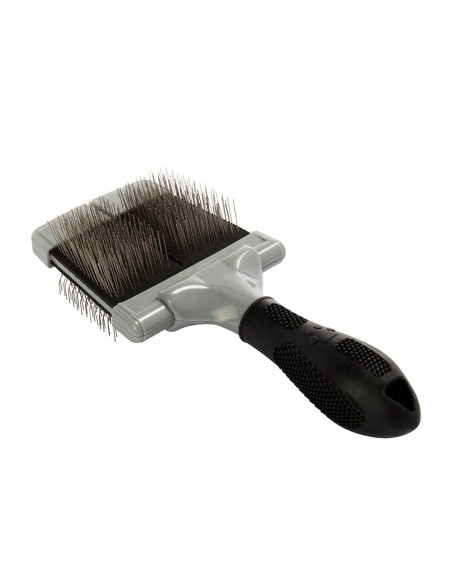 Dog Brush Furminator Soft Large Black Multicolour | Tienda24 Tienda24.eu