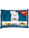 Aliments pour chat Purina Poulet Veau Agneau Canard Sanglier Lapin 4 x 85 g | Tienda24 Tienda24.eu