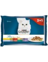 Cat food Purina Chicken Veal Lamb Duck Wild Boar Rabbit 4 x 85 g | Tienda24 Tienda24.eu