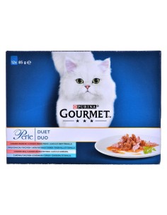 Comida para gato Purina Pollo Ternera Cordero Pato Jabalí Conejo 4 x 85 g | Tienda24 Tienda24.eu