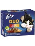 Cat food Purina Chicken Turkey Veal Lamb Liver Birds 12 x 85 g | Tienda24 Tienda24.eu