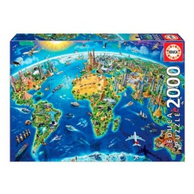 Puzzle Educa World Symbols 17129.0 2000 Pièces de Educa, Puzzles classiques - Réf : S7123909, Prix : 37,39 €, Remise : %