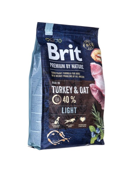 Fodder Brit Premium by Nature Light Adult 3 Kg | Tienda24 Tienda24.eu