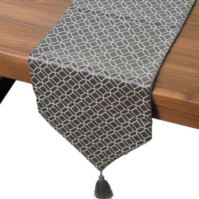 Table Runner Alexandra House Living Grey 30 x 180 cm by Alexandra House Living, Table Runners - Ref: D1629166, Price: 10,14 €...