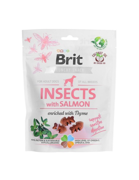 Dog Snack Brit Salmon 200 g | Tienda24 Tienda24.eu