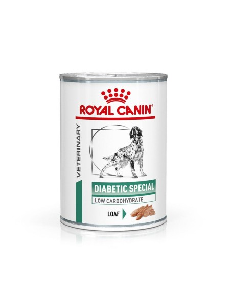 Comida húmida Royal Canin Diabetic Special Low Carbohydrate Carne 410 g | Tienda24 Tienda24.eu