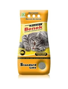 Areia para Gatos Super Benek Economic Cinzento 25 L | Tienda24 Tienda24.eu