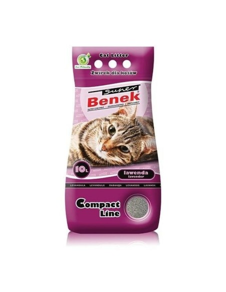 Arena para Gatos Super Benek Lavanda 10 L | Tienda24 Tienda24.eu