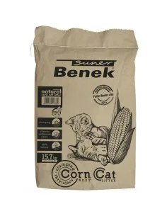 Areia para Gatos Super Benek Economic Cinzento 25 L | Tienda24 Tienda24.eu