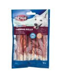 Dog Snack Trixie Denta Fun Duck Chewing Rolls Duck 80 g | Tienda24 Tienda24.eu