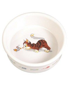 Cat Feeder United Pets Kitty Lilac 18 cm | Tienda24 Tienda24.eu