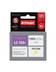 Original Tintenpatrone Activejet AB-123YN Gelb von Activejet, Toner und Druckertinte - Ref: S9112390, Preis: 6,99 €, Rabatt: %