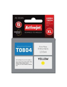 Cartuccia ad Inchiostro Originale Activejet AE-804N Giallo da Activejet, Toner e inchiostro per stampante - Ref: S9112481, Pr...