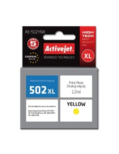 Cartuccia ad Inchiostro Originale Activejet AE-502YNX Giallo da Activejet, Toner e inchiostro per stampante - Ref: S9112535, ...