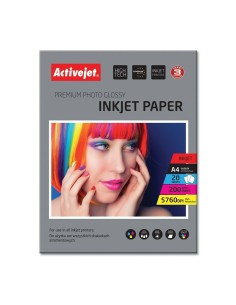 Papier Photo Glacé Activejet AP4-200G20 A4 20 Volets 21 x 29,7 cm de Activejet, Papier d'impression - Ref: S9112740, Precio: ...