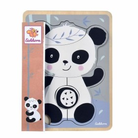 Child's Wooden Puzzle Eichhorn Panda 6 Pieces by Eichhorn, Jigsaw puzzles and brainteasers - Ref: S7195260, Price: 24,44 €, D...