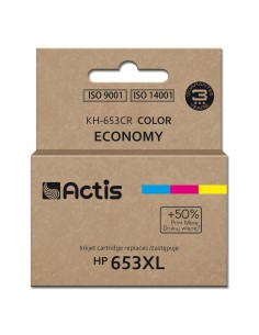 Cartucce di ricambio Actis KH-653CR Giallo Ciano Magenta Ciano/Magenta/Giallo da Actis, Toner e inchiostro per stampante - Re...