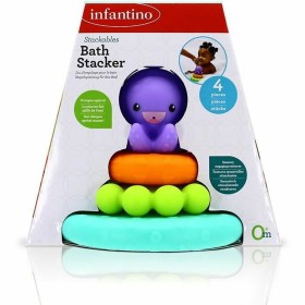 Pyramide Voyageuse Infantino Octopus bath pyramid de Infantino, Formes à trier et à empiler - Réf : S7197783, Prix : 30,63 €,...