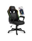 Silla Gaming Huzaro HZ-Force 2.5 RGB Mesh Negro Gris | Tienda24 Tienda24.eu