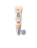 Base de Maquilhagem Cremosa It Cosmetics CC+ Nude Glow Medium Spf 40 32 ml | Tienda24 Tienda24.eu