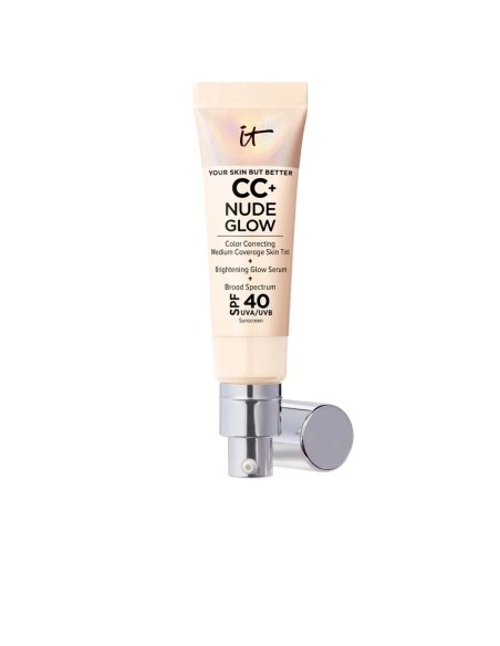 Cremige Make-up Grundierung It Cosmetics CC+ Nude Glow Fair Ivory Spf 40 32 ml | Tienda24 Tienda24.eu