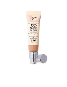 Base Cremosa per il Trucco It Cosmetics CC+ Nude Glow Medium Tan Spf 40 32 ml da It Cosmetics, Fondotinta - Ref: S05099908, P...