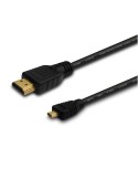 Cabo HDMI para Micro HDMI Savio CL-39 1 m | Tienda24 Tienda24.eu