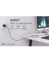 Cable Lightning Aukey CB-CL03 2 m | Tienda24 Tienda24.eu