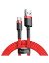 USB A zu USB-C-Kabel Baseus Cafule Rot 24 2 m | Tienda24 Tienda24.eu