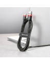 Cable USB A a USB C Baseus Cafule Negro 2 m | Tienda24 Tienda24.eu