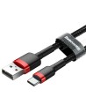 Cable USB A a USB C Baseus Cafule Negro 2 m | Tienda24 Tienda24.eu