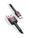 Cable USB A a USB C Baseus Cafule Negro 2 m | Tienda24 Tienda24.eu