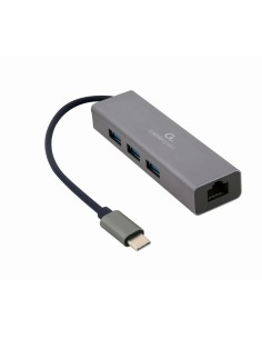 USB Hub Celly PROHUB7IN1SV Silver | Tienda24 Tienda24.eu