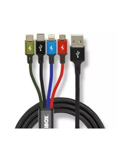 Cable USB Aisens A105-0444 Negro 2 m (1 unidad) | Tienda24 Tienda24.eu