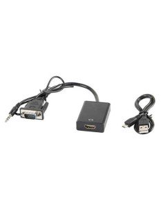 Adaptador HDMI a VGA Lanberg AD-0021-BK de Lanberg, Accesorios para reproductores de MP3 - Ref: S9115326, Precio: 8,59 €, Des...