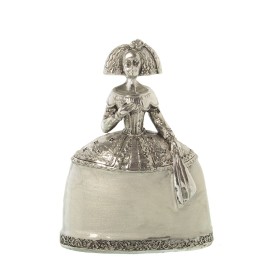 Figurine Décorative Alexandra House Living Menina Argenté Acrylique Plastique Mélamine de Alexandra House Living, Pièces de c...