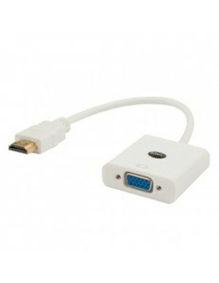 Adaptador HDMI a VGA Savio CL-27B Blanco | Tienda24 Tienda24.eu