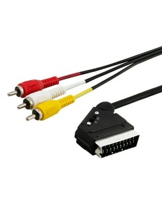 Cavo 3 x RCA con SCART Savio CL-133 da Savio, Cavi - Ref: S9115486, Precio: 3,88 €, Descuento: %