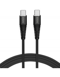 Cabo USB LINDY 31291 Preto 1 m | Tienda24 Tienda24.eu