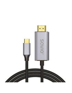 Adattatore USB C con HDMI Savio CL-171 Argentato 2 m da Savio, Cavi USB - Ref: S9115501, Precio: 16,84 €, Descuento: %