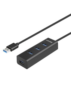 USB Hub Unitek D1019A Grey | Tienda24 Tienda24.eu