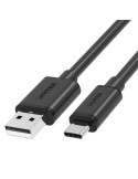 Cable USB A a USB C Unitek C14067BK Negro 1,5 m | Tienda24 Tienda24.eu