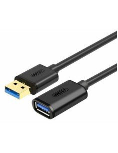 Verlängerungskabel mit USB Unitek Y-C456GBK Schwarz 50 cm von Unitek, USB-Kabel - Ref: S9115661, Preis: 4,60 €, Rabatt: %