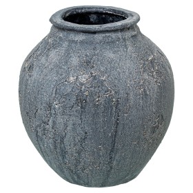 Vaso Alexandra House Living Cinzento Cerâmica 19 x 19 cm de Alexandra House Living, Jarrões - Ref: D1629405, Preço: 24,28 €, ...