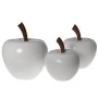 Figura Decorativa Alexandra House Living Blanco Cerámica Manzana 30 x 40 cm de Alexandra House Living, Coleccionables - Ref: ...