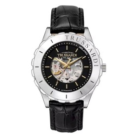 Montre Homme Trussardi T-LOGO Noir (Ø 43 mm) de Trussardi, Montres bracelet - Réf : S7272023, Prix : 192,61 €, Remise : %