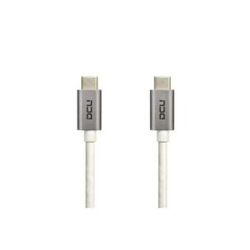 Cable USB-C a USB-C DCU 30402010 Blanco (1 m) de DCU Tecnologic, Cables USB - Ref: S7608250, Precio: 14,35 €, Descuento: %